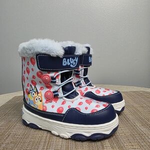 Kids Bluey Snow Boots Size 11